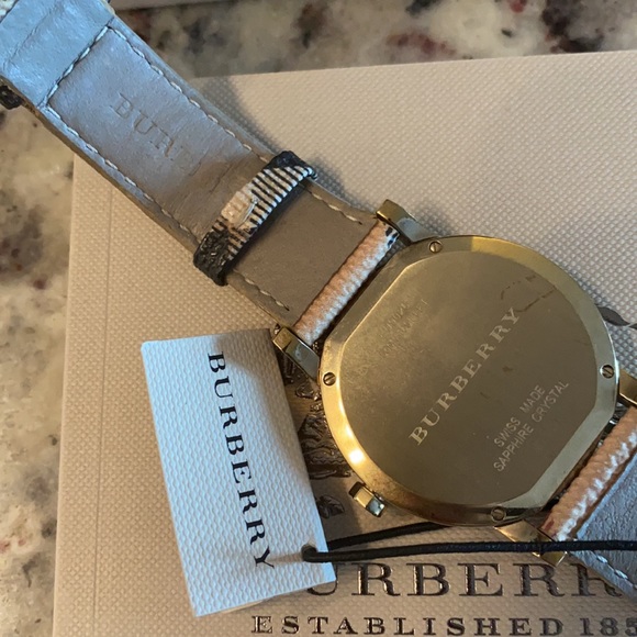 Burberry Nova Check Swiss Made Watch (With Tags) ?